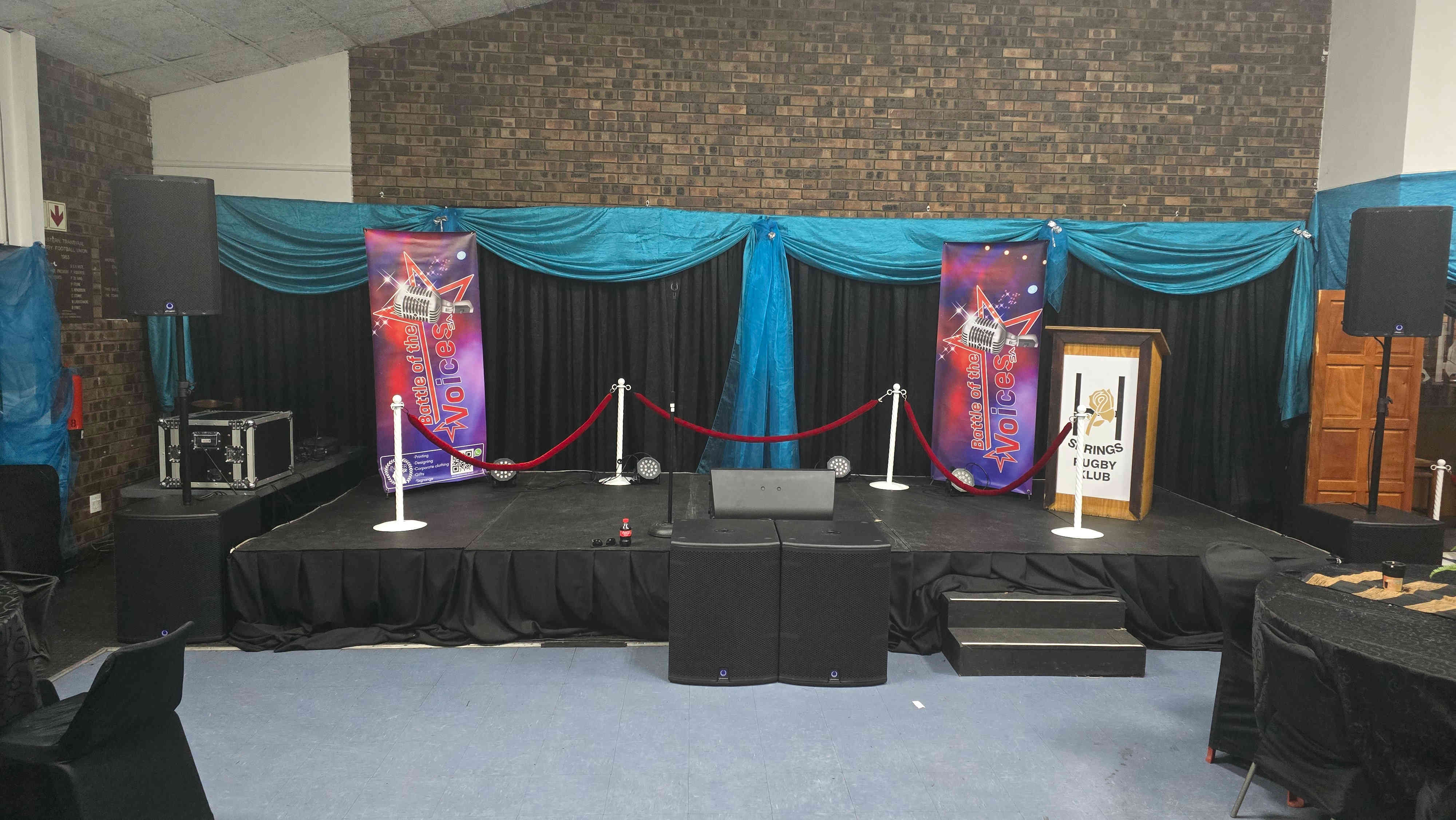 Turbosound IQ Series Sounds Right Studio Records PTY LTD Springs Talent Competition